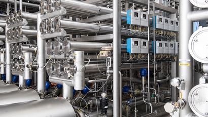 Standardized measuring instrumentation in a dairy plant