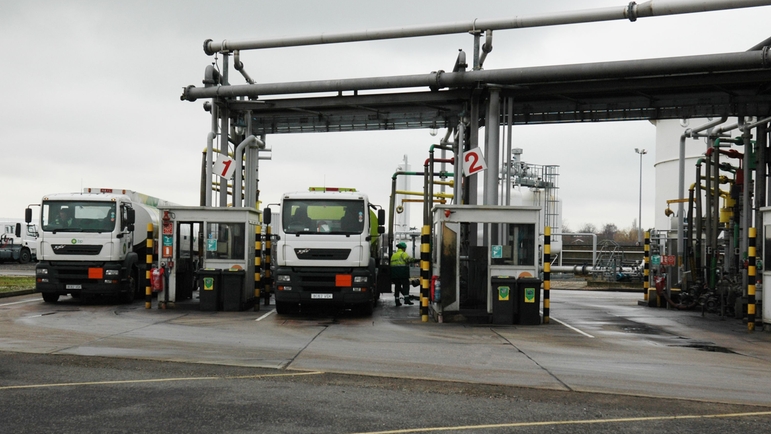 loading bay with terminal management system from Endress+Hauser