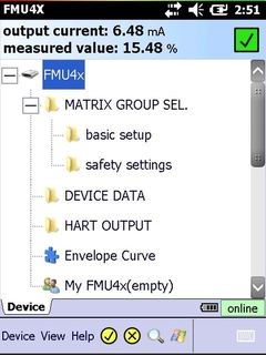 FieldXpert SFX350: Device Explorer View