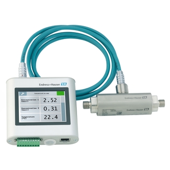 Picture of concentration measuring device Teqwave F for real-time liquid analysis in pipes Picture of concentration measuring device Teqwave F for real-time liquid analysis in pipes