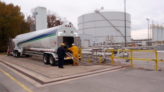 LNG truck loading with Endress+Hauser solution