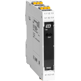 RN42 active barrier, wide-range power supply for use in hazardous areas RN42 active barrier, wide-range power supply of loop-powered transmitters