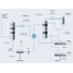 Process map of amine treating process on Oil & Gas industry